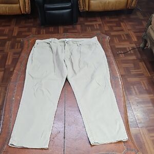 Amazon Essentials Men's Beige, Burgandy and brown Chinos, Lot of 3